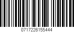 Código de barras (EAN, GTIN, SKU, ISBN): '0717226155444'