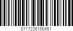 Código de barras (EAN, GTIN, SKU, ISBN): '0717226155451'