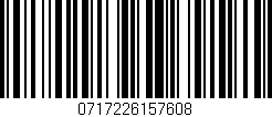 Código de barras (EAN, GTIN, SKU, ISBN): '0717226157608'