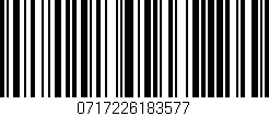 Código de barras (EAN, GTIN, SKU, ISBN): '0717226183577'