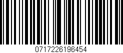 Código de barras (EAN, GTIN, SKU, ISBN): '0717226196454'