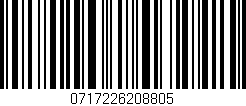 Código de barras (EAN, GTIN, SKU, ISBN): '0717226208805'