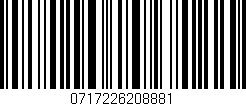 Código de barras (EAN, GTIN, SKU, ISBN): '0717226208881'