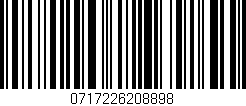 Código de barras (EAN, GTIN, SKU, ISBN): '0717226208898'