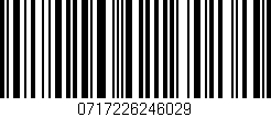 Código de barras (EAN, GTIN, SKU, ISBN): '0717226246029'