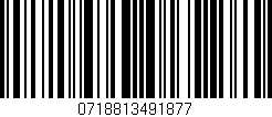 Código de barras (EAN, GTIN, SKU, ISBN): '0718813491877'