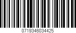 Código de barras (EAN, GTIN, SKU, ISBN): '0719346034425'