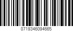 Código de barras (EAN, GTIN, SKU, ISBN): '0719346094665'