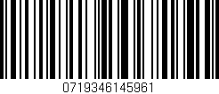 Código de barras (EAN, GTIN, SKU, ISBN): '0719346145961'