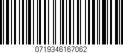 Código de barras (EAN, GTIN, SKU, ISBN): '0719346167062'