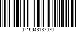 Código de barras (EAN, GTIN, SKU, ISBN): '0719346167079'