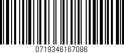 Código de barras (EAN, GTIN, SKU, ISBN): '0719346167086'
