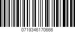 Código de barras (EAN, GTIN, SKU, ISBN): '0719346170666'