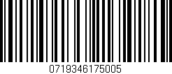 Código de barras (EAN, GTIN, SKU, ISBN): '0719346175005'