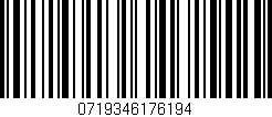 Código de barras (EAN, GTIN, SKU, ISBN): '0719346176194'