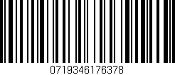 Código de barras (EAN, GTIN, SKU, ISBN): '0719346176378'