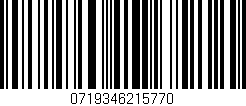 Código de barras (EAN, GTIN, SKU, ISBN): '0719346215770'