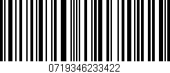 Código de barras (EAN, GTIN, SKU, ISBN): '0719346233422'