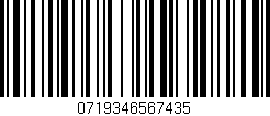 Código de barras (EAN, GTIN, SKU, ISBN): '0719346567435'