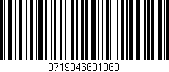 Código de barras (EAN, GTIN, SKU, ISBN): '0719346601863'