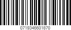 Código de barras (EAN, GTIN, SKU, ISBN): '0719346601870'