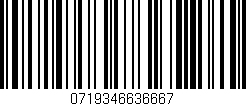 Código de barras (EAN, GTIN, SKU, ISBN): '0719346636667'