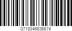 Código de barras (EAN, GTIN, SKU, ISBN): '0719346636674'