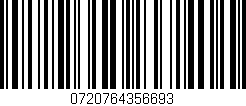 Código de barras (EAN, GTIN, SKU, ISBN): '0720764356693'