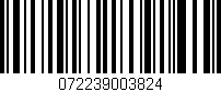 Código de barras (EAN, GTIN, SKU, ISBN): '072239003824'