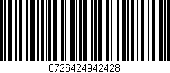 Código de barras (EAN, GTIN, SKU, ISBN): '0726424942428'