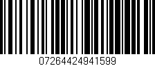 Código de barras (EAN, GTIN, SKU, ISBN): '07264424941599'