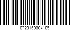 Código de barras (EAN, GTIN, SKU, ISBN): '0728160684105'