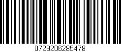 Código de barras (EAN, GTIN, SKU, ISBN): '0729206285478'