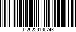 Código de barras (EAN, GTIN, SKU, ISBN): '0729238130746'