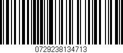 Código de barras (EAN, GTIN, SKU, ISBN): '0729238134713'