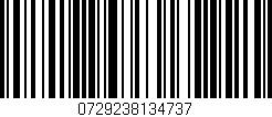 Código de barras (EAN, GTIN, SKU, ISBN): '0729238134737'