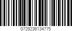 Código de barras (EAN, GTIN, SKU, ISBN): '0729238134775'