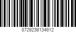 Código de barras (EAN, GTIN, SKU, ISBN): '0729238134812'