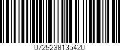 Código de barras (EAN, GTIN, SKU, ISBN): '0729238135420'
