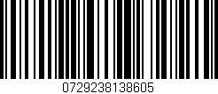 Código de barras (EAN, GTIN, SKU, ISBN): '0729238138605'