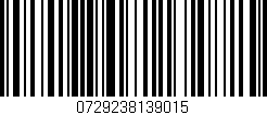 Código de barras (EAN, GTIN, SKU, ISBN): '0729238139015'