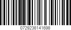 Código de barras (EAN, GTIN, SKU, ISBN): '0729238141698'