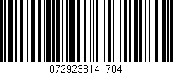 Código de barras (EAN, GTIN, SKU, ISBN): '0729238141704'