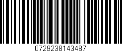 Código de barras (EAN, GTIN, SKU, ISBN): '0729238143487'