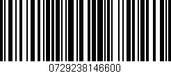 Código de barras (EAN, GTIN, SKU, ISBN): '0729238146600'