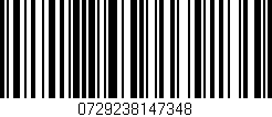 Código de barras (EAN, GTIN, SKU, ISBN): '0729238147348'