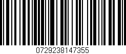 Código de barras (EAN, GTIN, SKU, ISBN): '0729238147355'