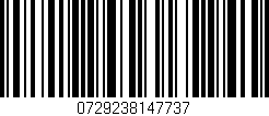 Código de barras (EAN, GTIN, SKU, ISBN): '0729238147737'