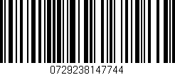 Código de barras (EAN, GTIN, SKU, ISBN): '0729238147744'