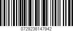 Código de barras (EAN, GTIN, SKU, ISBN): '0729238147942'